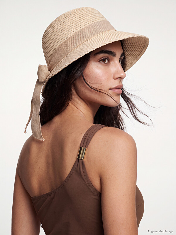 LCW ACCESSORIES Chapeau bob en paille pour femme