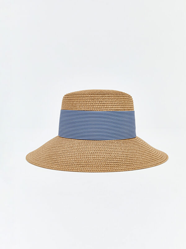LCW ACCESSORIES Women's Rattan Fedora Hat