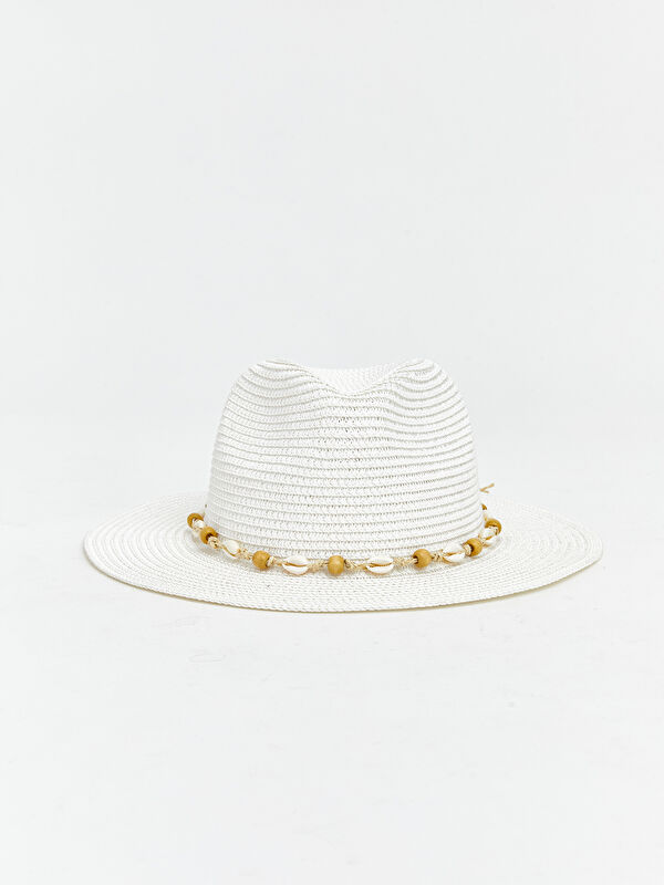 LCW ACCESSORIES Women's Straw Hat with Stones