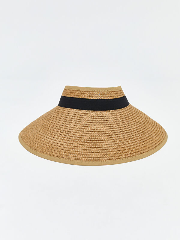 LCW ACCESSORIES Women's Rattan Visor Hat