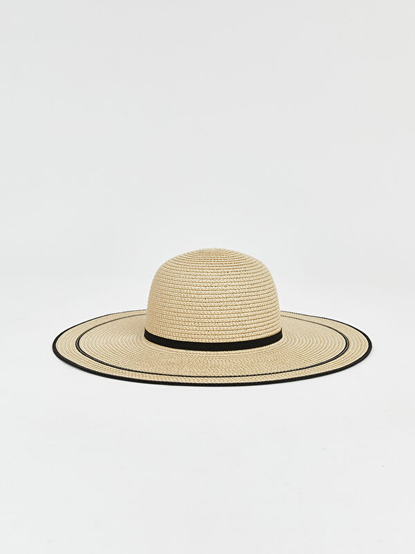 LCW ACCESSORIES Women's Rattan Fedora Hat