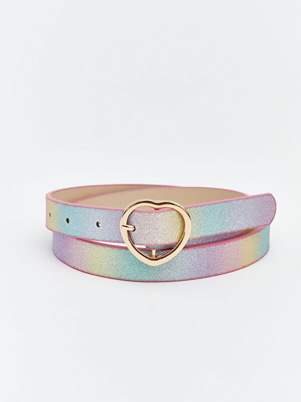 LCW ACCESSORIES Heart Patterned Girls' Belt