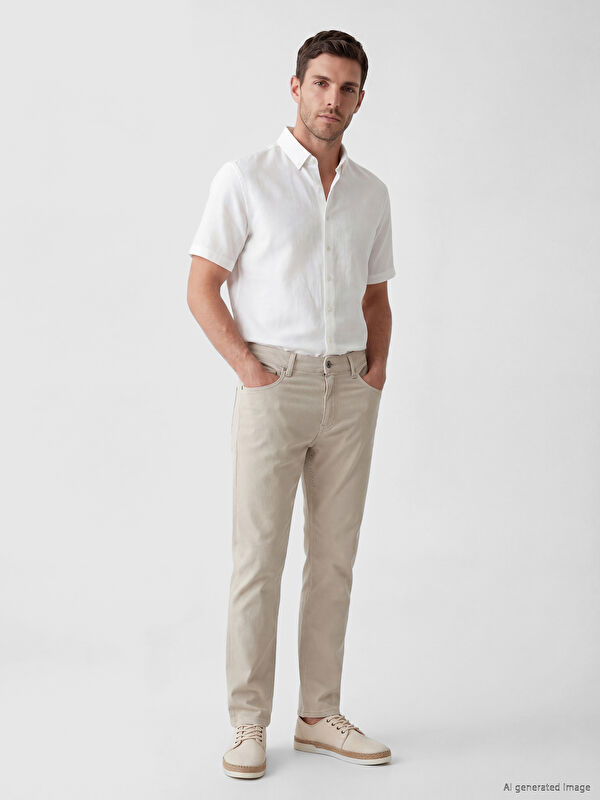 LCWAIKIKI Classic Regular Fit Erkek Chino Pantolon