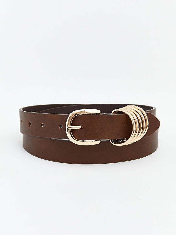 LCW ACCESSORIES Metal Buckle Women's Belt