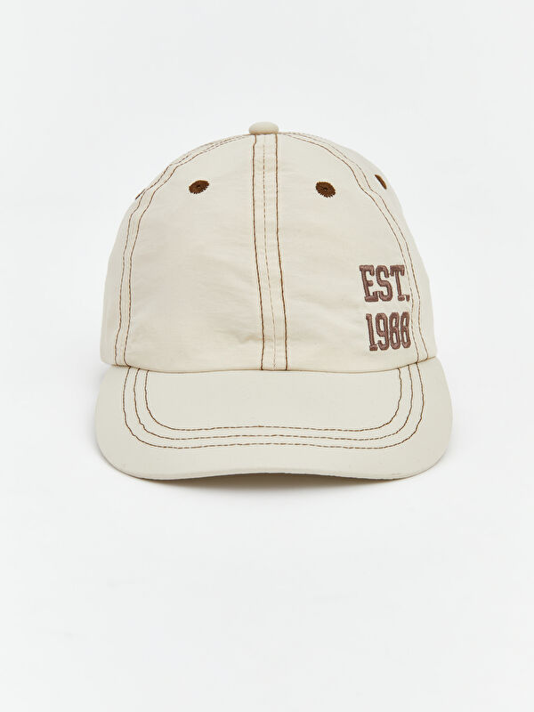 LCW ACCESSORIES Text Embroidered Girls' Baseball Cap