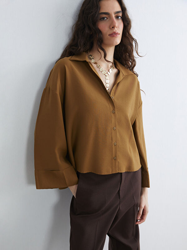 LCW Vision Oversize Kadın Gömlek