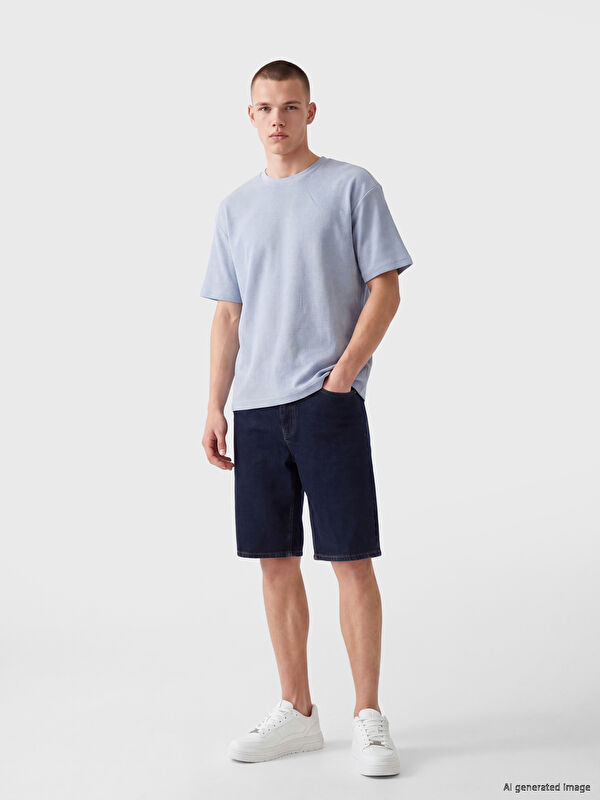 LCW Jeans Regular Fit Men's Denim Shorts