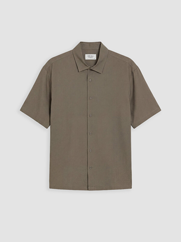 LCW Vision Regular Fit Dokulu Erkek Gömlek