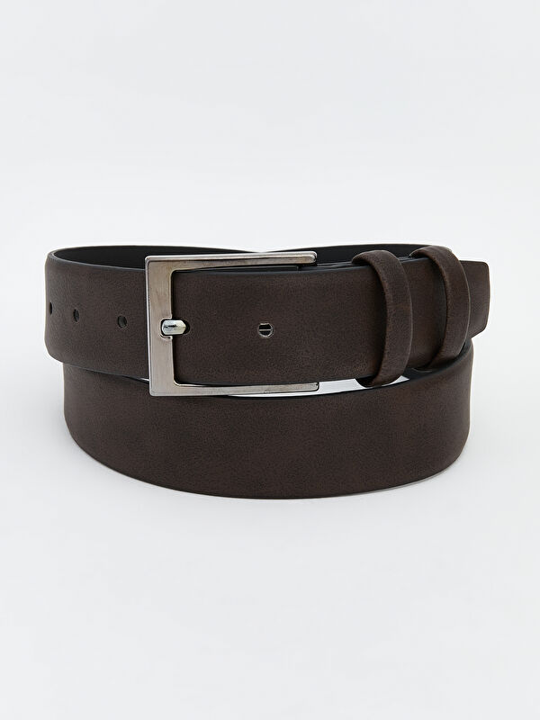 LCW ACCESSORIES Deri Görünümlü Erkek Kemer