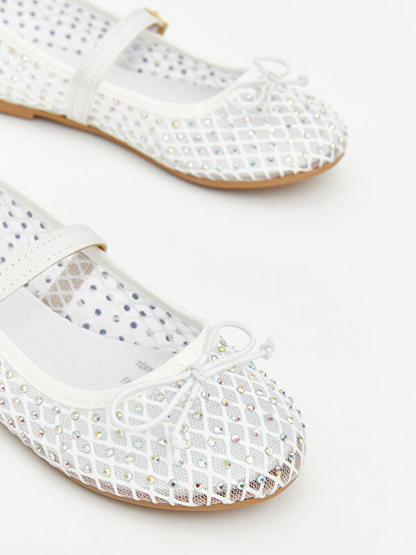 Lcw Steps Ekru Lcw Steps Fiyonk Detaylı Kız Çocuk Babet