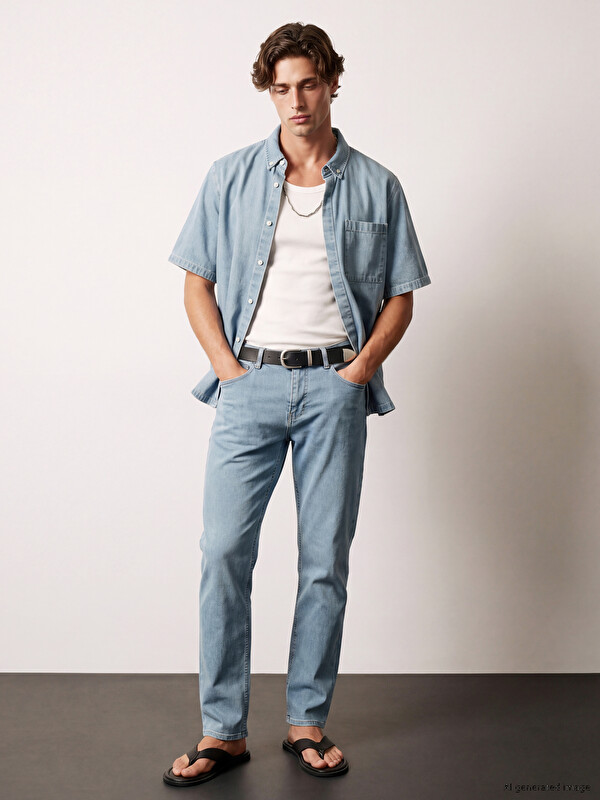 LCW Jeans 779 Regular Fit Erkek Jean Pantolon