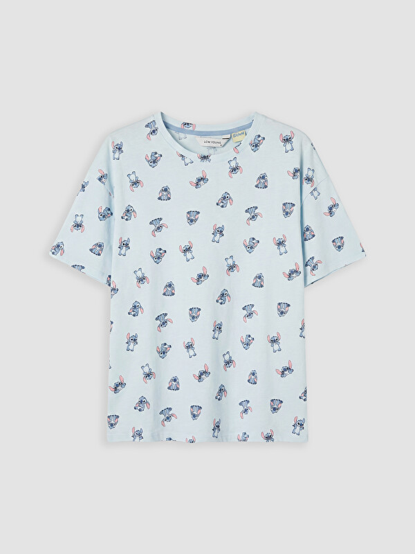 LCW Young Stitch Baskılı Kadın Pijama Üstü