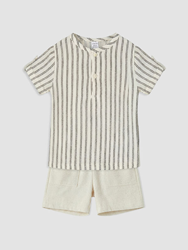 LCW baby Baby Boy Ecru Set