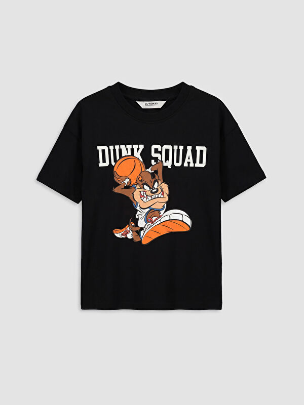 LCW Kids Crew Neck Looney Tunes Printed Boys' T-Shirt