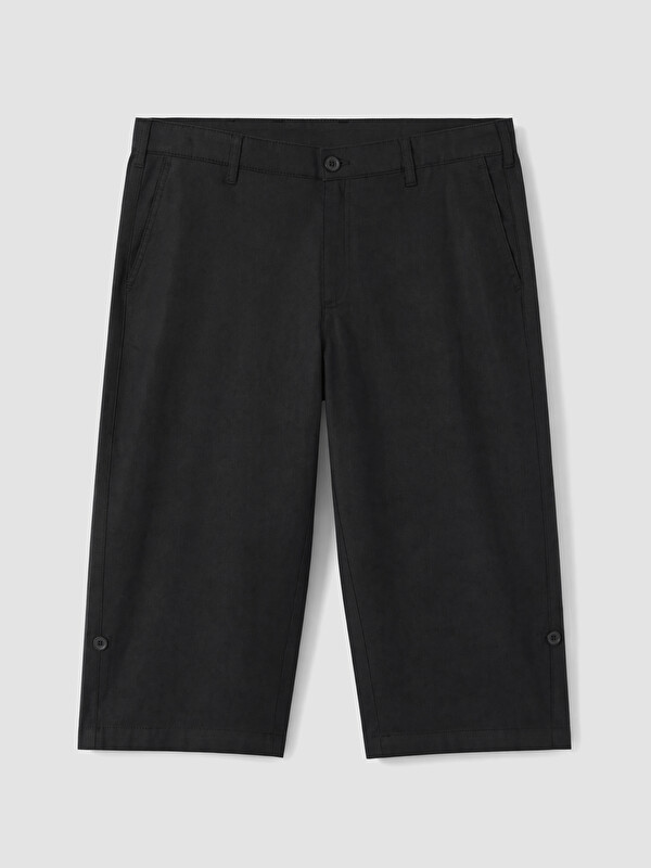 LCWAIKIKI Classic Regular Fit Keten Karışımlı Erkek Şort