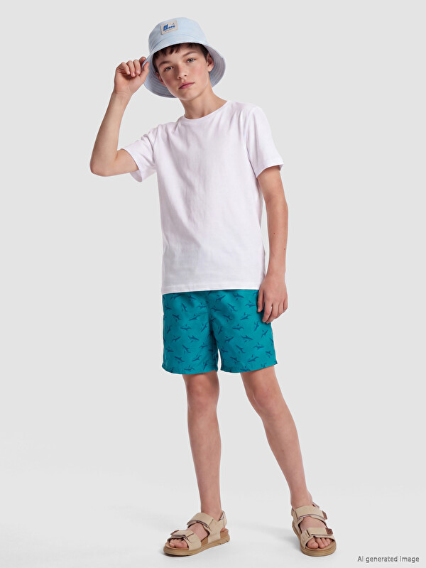 LCW Kids Printed Boys' Swimming Shorts