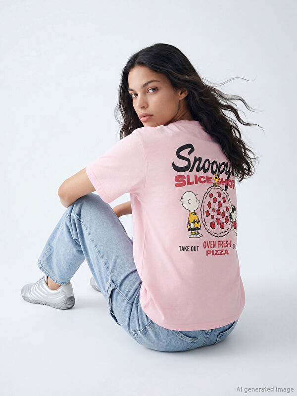 XSIDE Snoopy Printed Women's T-Shirt