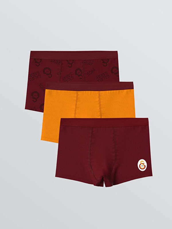 LCW Kids Erkek Çocuk Galatasaray Baskılı Boxer 3'lü