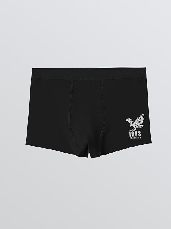 LCW Kids Beşiktaş Baskılı Erkek Çocuk Boxer