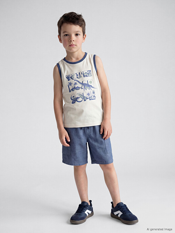 LCW Kids Cargo Pocketed Boys' Shorts