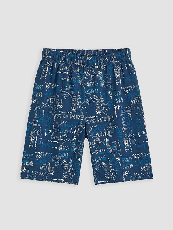 LCW Kids Baskılı Erkek Çocuk Pijama Şort