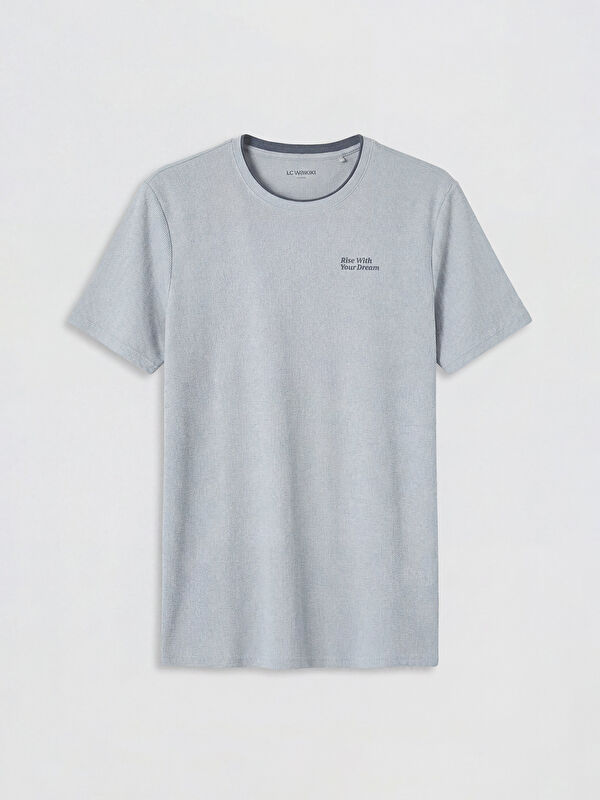 LCWAIKIKI Classic Man Grey T-Shirt