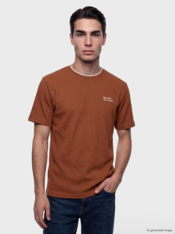 LCWAIKIKI Classic Crew Neck Printed Men's T-Shirt