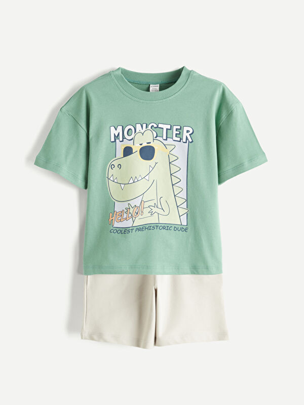 LCW Kids T-shirt et short imprimés dinosaure pour garçons