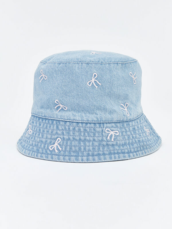 LCW ACCESSORIES Bow Detailed Girls' Bucket Hat
