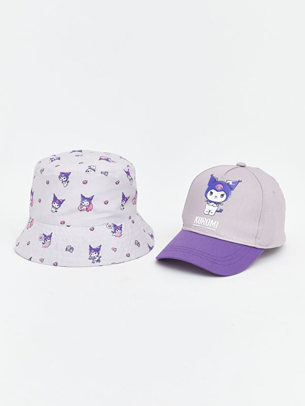 LCW ACCESSORIES Kuromi Printed Baby Girls' Hat Set