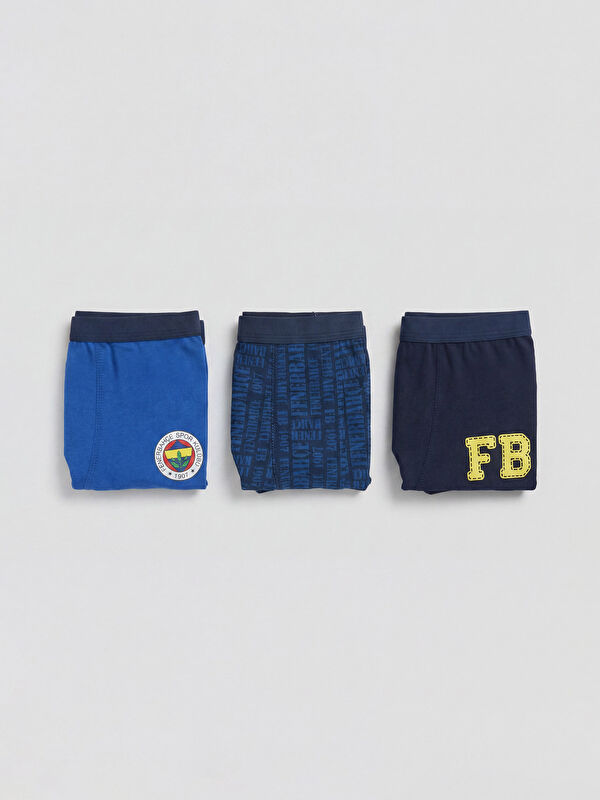 LCW Kids Fenerbahçe Lisanslı Erkek Çocuk 3'lü Boxer