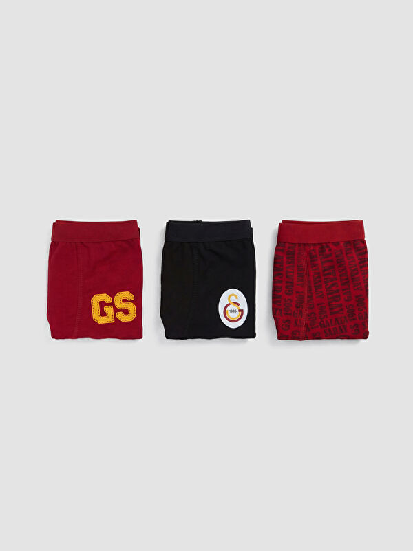LCW Kids Galatasaray Baskılı Erkek Çocuk Boxer 3'lü