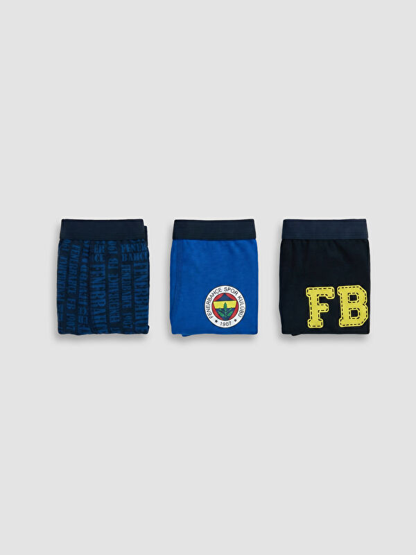 LCW Kids Fenerbahçe Baskılı Erkek Çocuk Boxer 3'lü