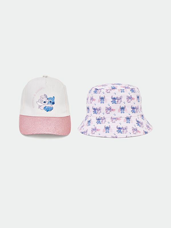 LCW ACCESSORIES Lilo and Stitch Printed Girls' Baseball Cap