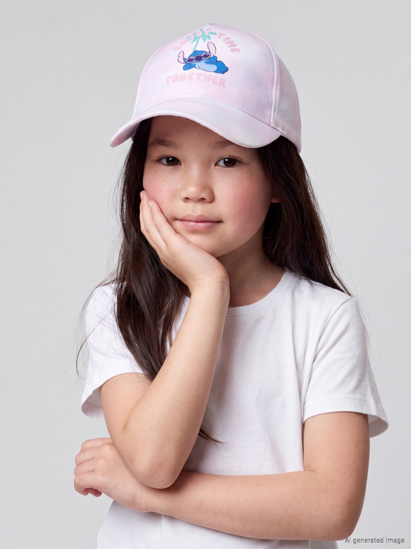 LCW ACCESSORIES Stitch Embroidered Girls' Baseball Cap