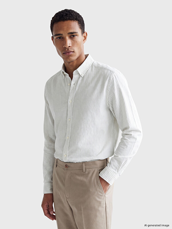 LCW Vision Regular Fit Striped Men's Shirt
