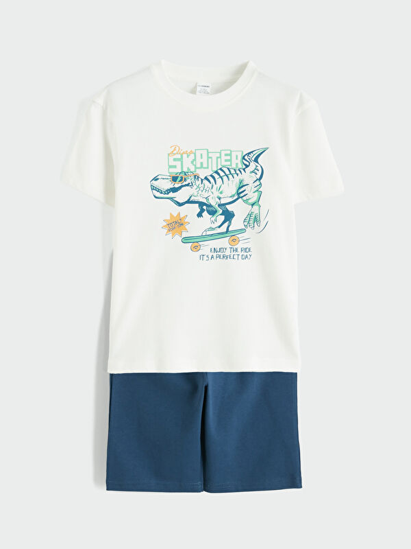 LCW Kids Boys' Printed T-Shirt and Shorts