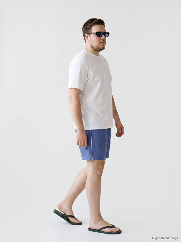 LCW SWIMWEAR Kısa Boy Erkek Deniz Şortu