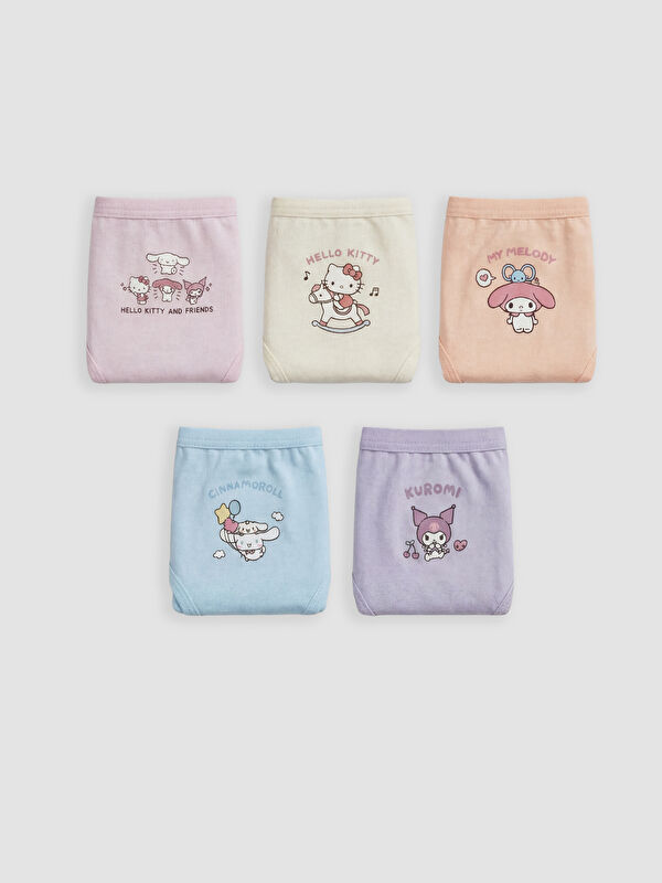 LCW Kids نیکەرزی چاپکراوی کچان Hello Kitty 5 پاکەت