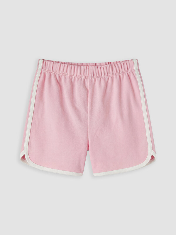 LCW Kids Beli Lastikli Kız Çocuk Pijama Şort