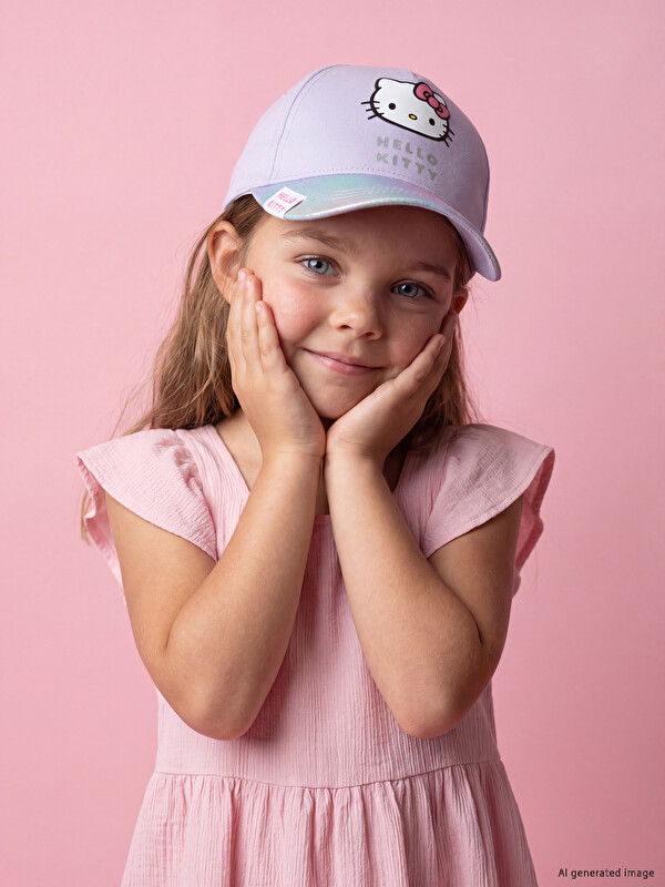 LCW ACCESSORIES Hello Kitty Printed Baby Girls' Baseball Cap