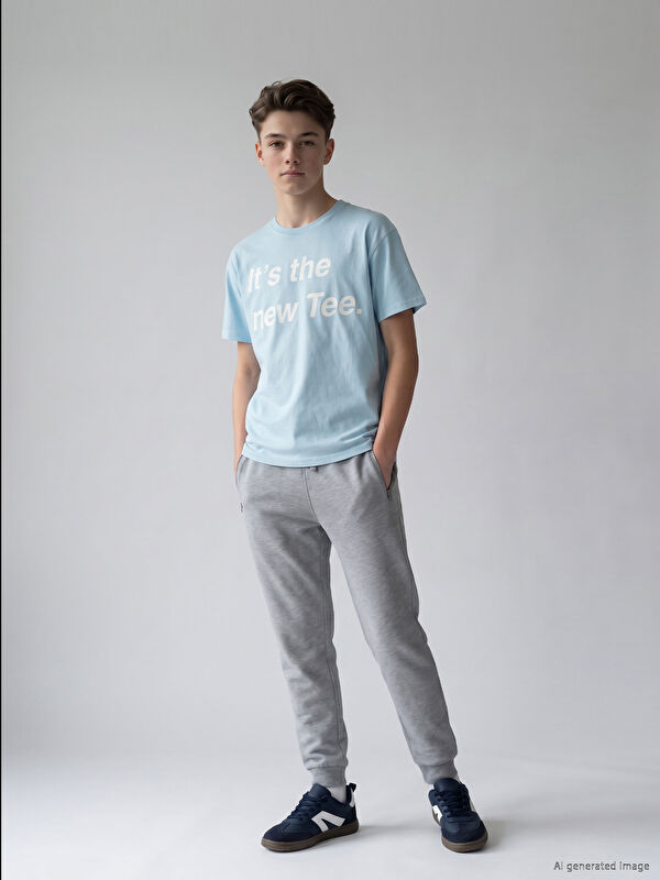 LCW Kids Beli Lastikli Erkek Çocuk Jogger Eşofman Altı