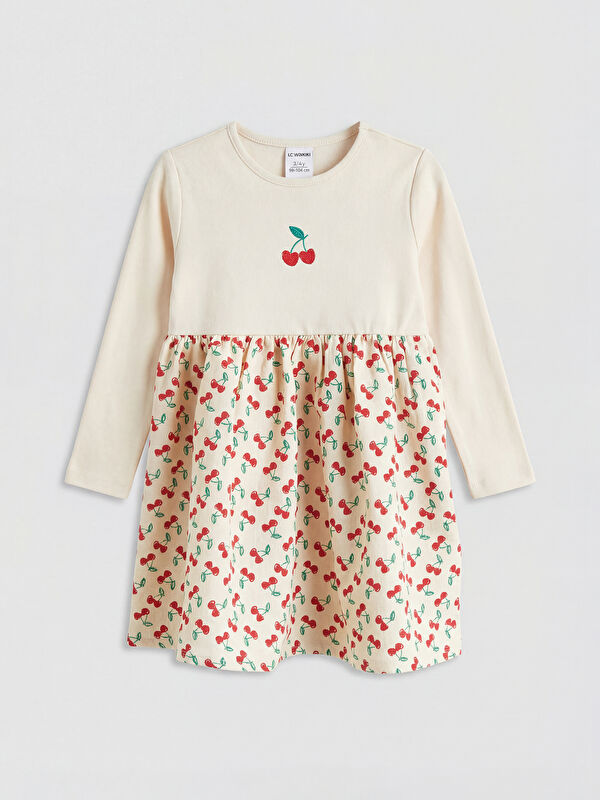 LCW Kids Girls' Long Sleeve Ruffled Dress