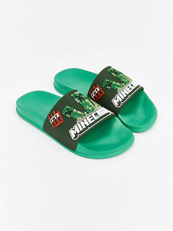 LCW STEPS Minecraft Printed Boys' Sliders