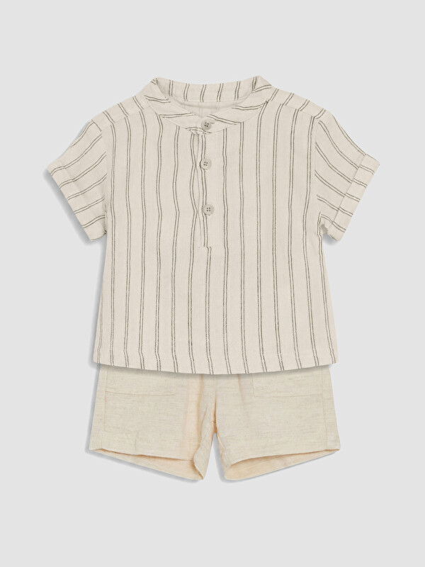 LCW baby Baby Boy Ecru Set