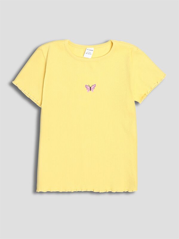 LCW Kids Ribbed Girls' T-Shirt