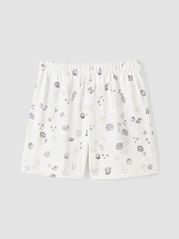 LCW DREAM Desenli Kadın Şort Pijama Alt