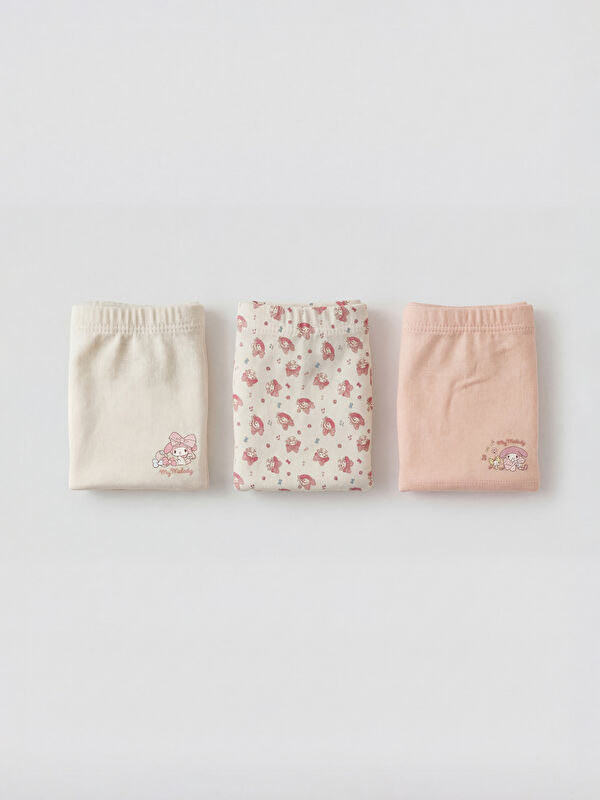 LCW Kids My Melody Lisanslı Kız Çocuk Boxer 3'lü