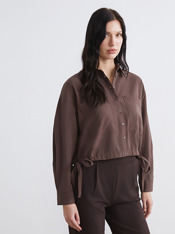 LCW EVERYDAY Bağcıklı Oversize Kadın Gömlek	