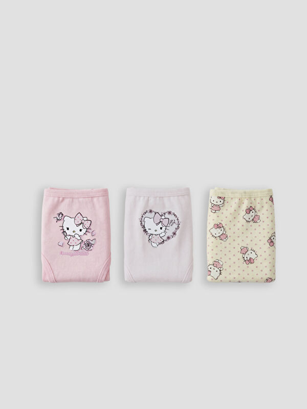 LCW Kids Hello Kitty Baskılı Kız Çocuk Külot 3'lü